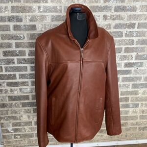 Leather Coat Van Huesen Vintage